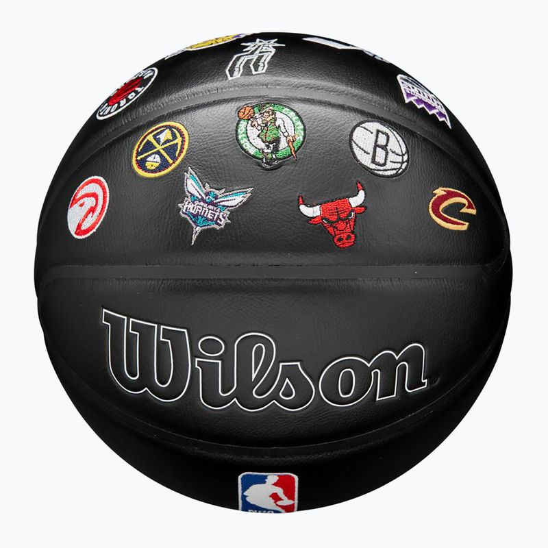 Piłka do koszykówki Wilson NBA All Team Premiere black rozmiar 7 4