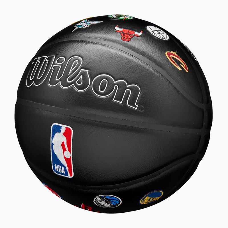 Piłka do koszykówki Wilson NBA All Team Premiere black rozmiar 7 6