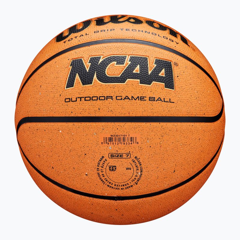 Piłka do koszykówki Wilson NCAA Outdoor Game orange rozmiar 7 6