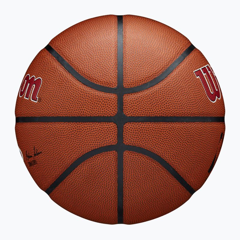 Piłka do koszykówki Wilson NBA Team Alliance Miami Heat brown rozmiar 7 4