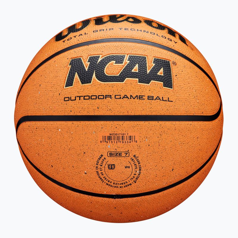 Piłka do koszykówki Wilson NCAA Outdoor Game orange rozmiar 6 6