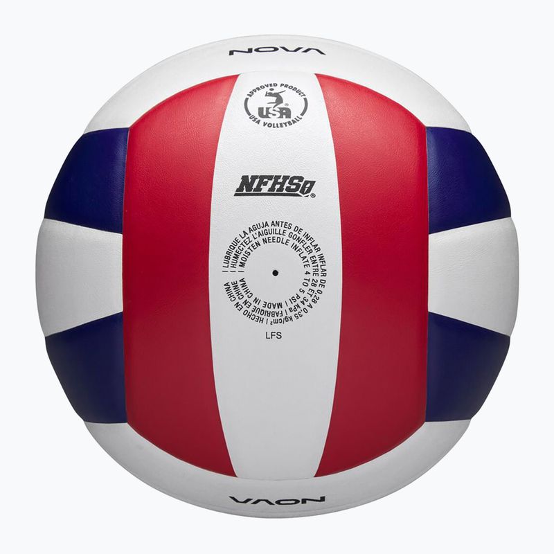 Piłka do siatkówki Nova Light white/red/navy rozmiar 5 6