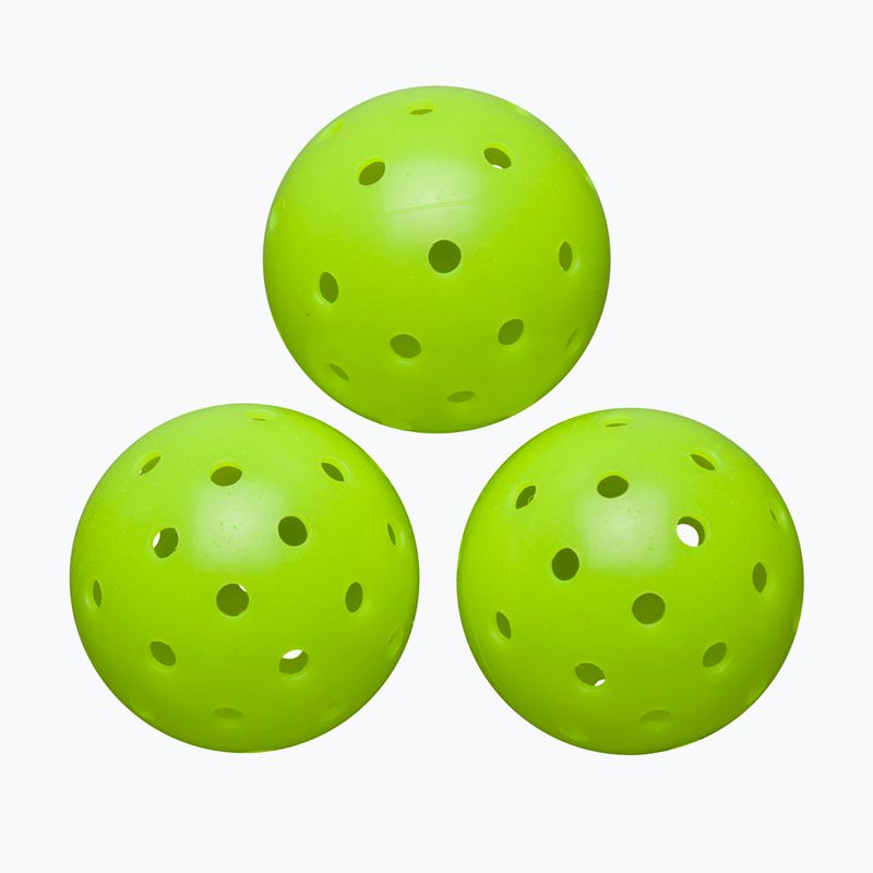 Piłki do pickleball Wilson Max 40 Outdoor Pickleball 3B 3 szt. green 2