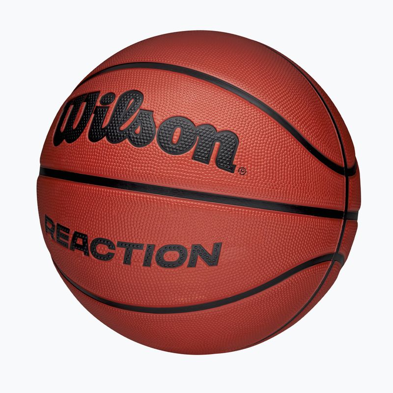 Piłka do koszykówki Wilson Reaction brown rozmiar 7 3