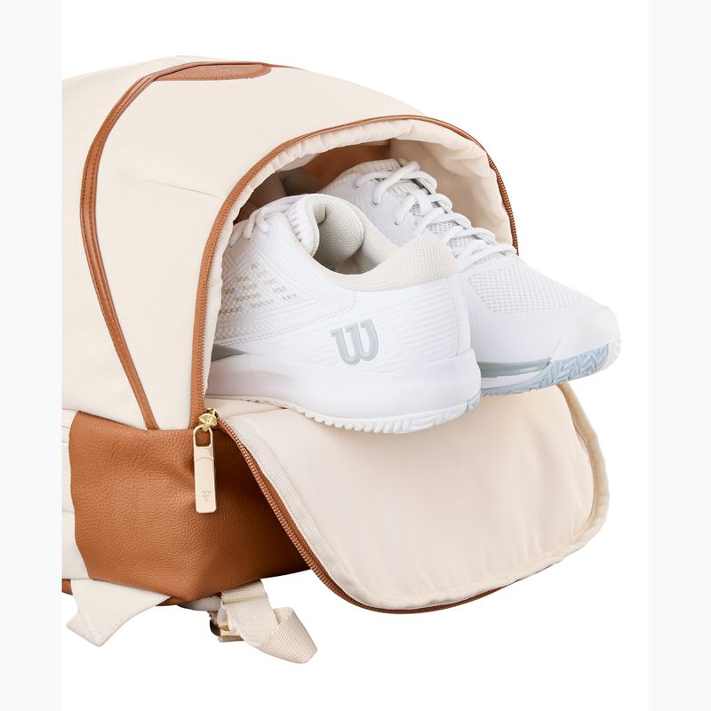 Plecak tenisowy Wilson Roger Federer Lawn Tennis cream 8