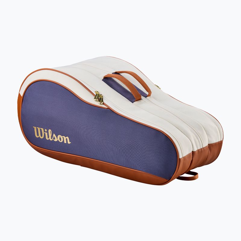 Torba tenisowa Wilson Heritage V2 12Pk cream/clay/navy 2