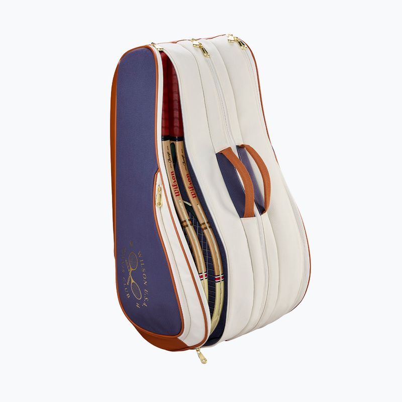Torba tenisowa Wilson Heritage V2 12Pk cream/clay/navy 5