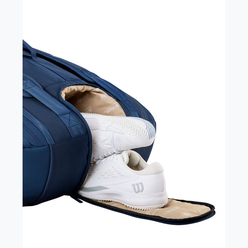 Torba tenisowa Wilson Roland Garros Session De Soiree Super Tour 15Pk 2026 navy/clay 8