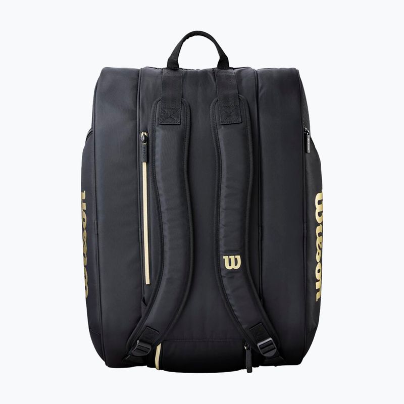Torba do padla Wilson Defy Padel black/gold 4