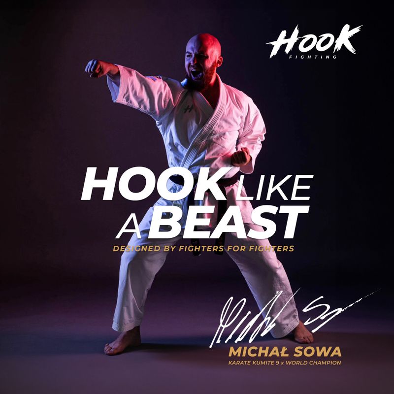 Karategi dziecięce HOOK FIGHTING Karate - Back To School biały 16