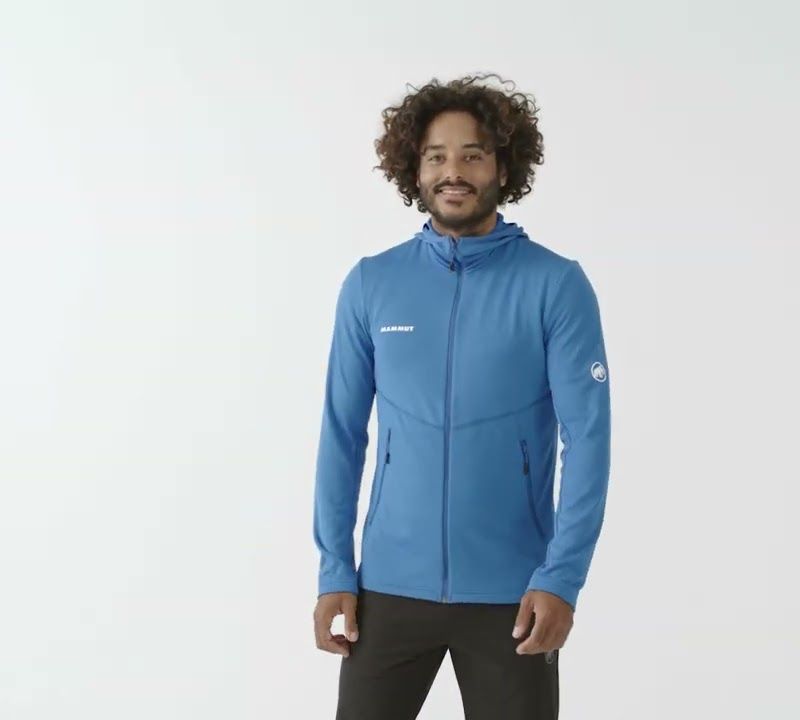 Bluza trekkingowa damska Mammut Aconcagua Light ML Hooded marine 8