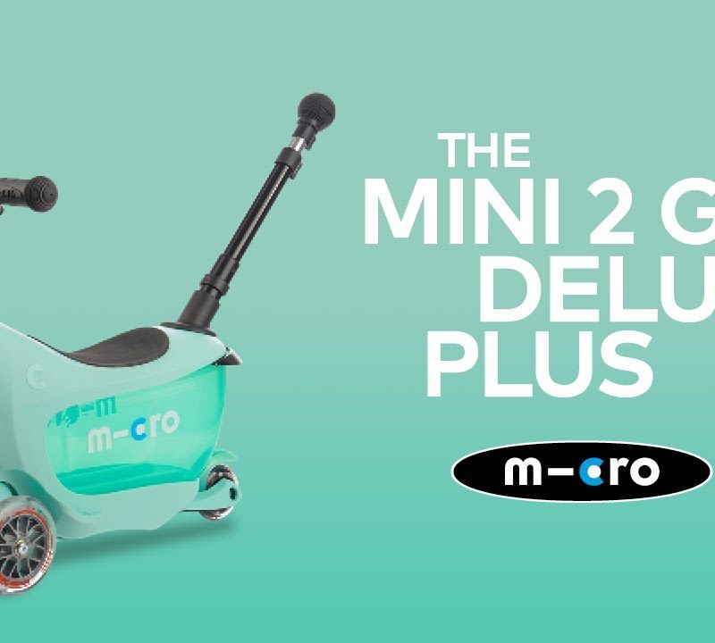 Hulajnoga trójkołowa dziecięca Micro Mini2go Deluxe Plus mint 11