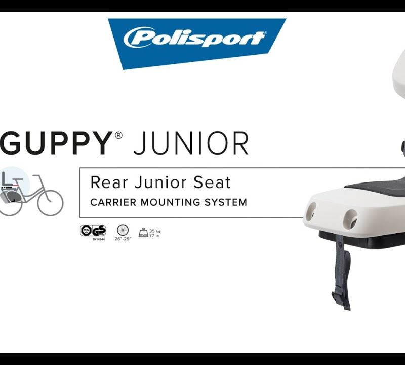 Fotelik rowerowy Polisport Guppy Junior CFS dark grey/grey 8