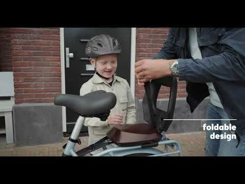 Fotelik rowerowy bobike Junior One urban black/dark brown 4