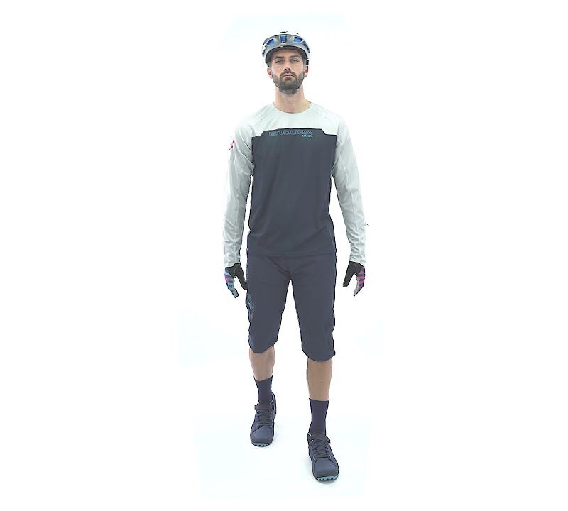 Longsleeve rowerowy męski Endura MT500 Burner aubergine 12