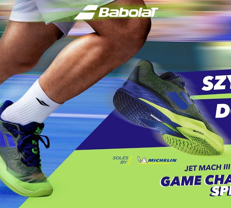 Buty do tenisa męskie Babolat Jet Mach 3 Clay angel blue 19