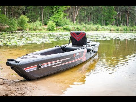 Kajak/SUP hybryda 1-osobowy Pure4Fun Dual Purpose 380 cm black/red/white 26