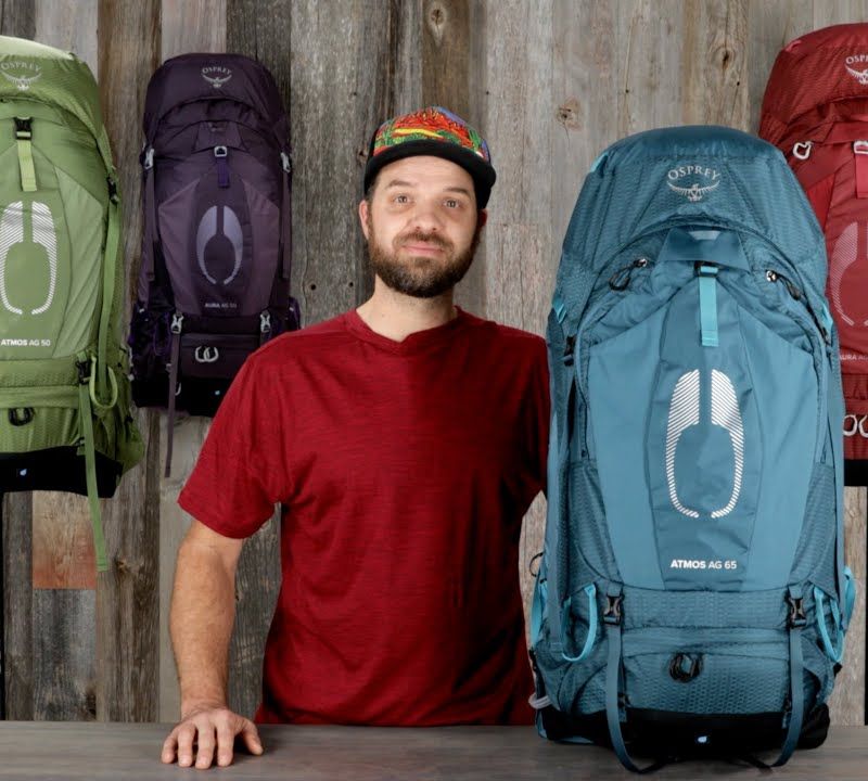 Plecak trekkingowy męski Osprey Atmos AG 65 l black 10