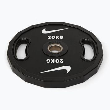 Obciążenie bumperowe  Nike Strength Pro Urethane Plates 20 kg black/white