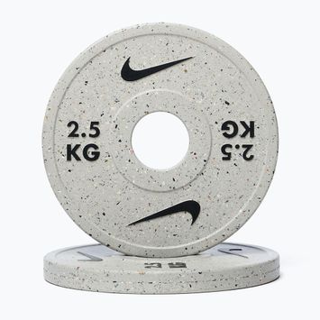 Obciążenie Nike Strength Grind Change Plates 2 x 2,5 kg wolf grey