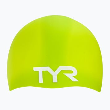Czepek pływacki TYR Wrinkle Free Silicone limelight