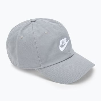 Czapka z daszkiem Nike Club Unstructured Futura Wash particle grey/white