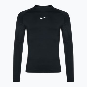Longsleeve treningowy męski Nike Pro Warm LS black/ white