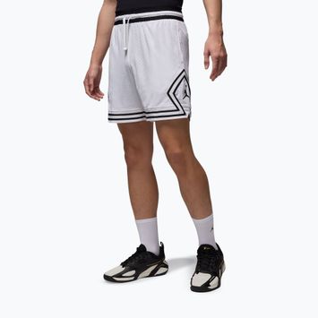 Spodenki koszykarskie męskie Jordan Mesh Diamond 4" white/black/black