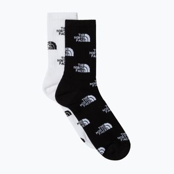 Skarpety The North Face Everyday Crew Logo 2 pary tnf black/tnf white