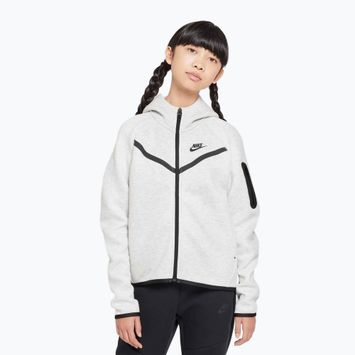 Bluza dziecięca Nike Sportswear Tech Fleece light grey/heather/black/black