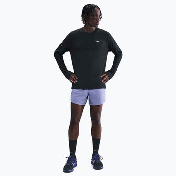 Longsleeve do biegania męski Nike Stride Dri-Fit Waffle Crew black
