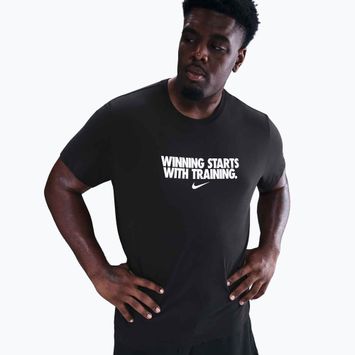 Koszulka męska Nike Dri-Fit Winning black
