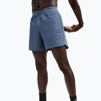 Spodenki męskie Nike Pro Training Dri-Fit 6" diffused blue/black