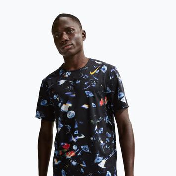 Koszulka do biegania męska Nike AeroSwift Dri-Fit ADV black/laser orange