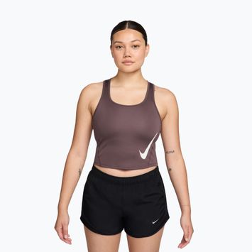 Koszulka do biegania damska Nike Swoosh Run Dri-Fit tattoo/black/white