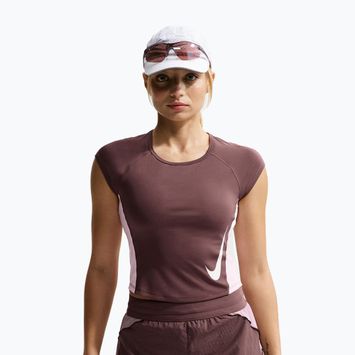 Koszulka do biegania damska Nike Swoosh Run Dri-Fit tattoo/pink foam/white