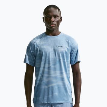 Koszulka do biegania męska Nike Stride Dri-Fit ADV work blue/light armory blue/aegean storm