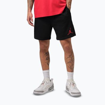 Spodenki męskie Jordan Fleece black/gym red