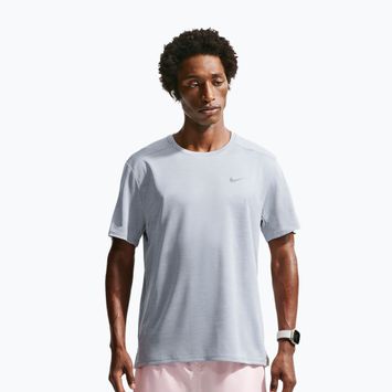 Koszulka do biegania męska Nike Miler Dri-Fit UV grey fog/particle grey