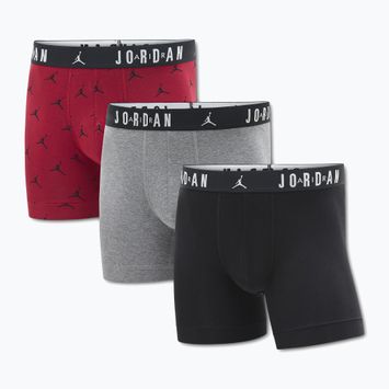 Bokserki męskie Jordan JHM Flight Cotton Essential 3 pary gym red