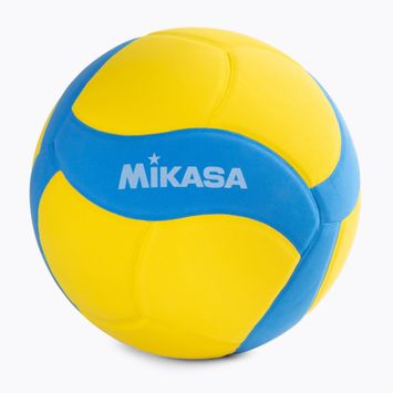Piłka do siatkówki Mikasa VS220W yellow/blue rozmiar 5