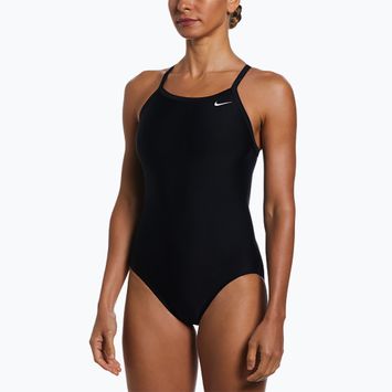 Strój pływacki jednoczęściowy damski Nike Solid Racerback black