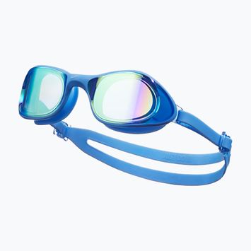 Okulary do pływania Nike Expanse Mirrored university blue
