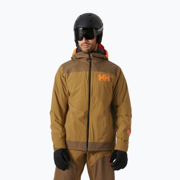 Kurtka narciarska męska Helly Hansen Powdreamer 2.0 sepia