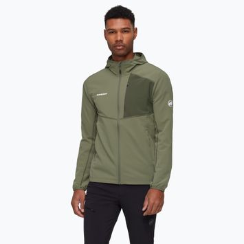Bluza trekkingowa męska Mammut Madris Light ML Hooded marsh