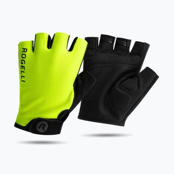 Rękawiczki rowerowe dziecięce Rogelli Core Jr fluor yellow