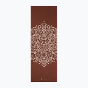 Mata do jogi Gaiam Intense Rust Sundial Flower 5 mm intense sundial flower