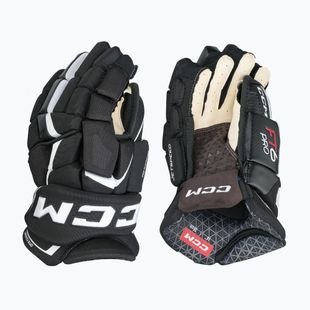 Rękawice hokejowe CCM JetSpeed FT6 Pro SR black/white