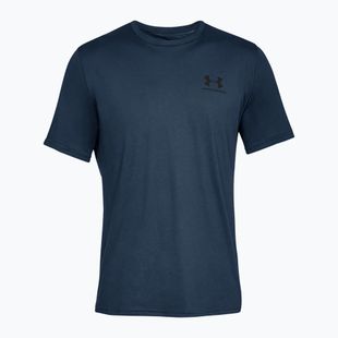 Koszulka męska Under Armour Sportstyle Left Chest academy/black