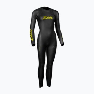 Pianka triathlonowa damska Zoggs Ow Free 3/2 mm black/yellow